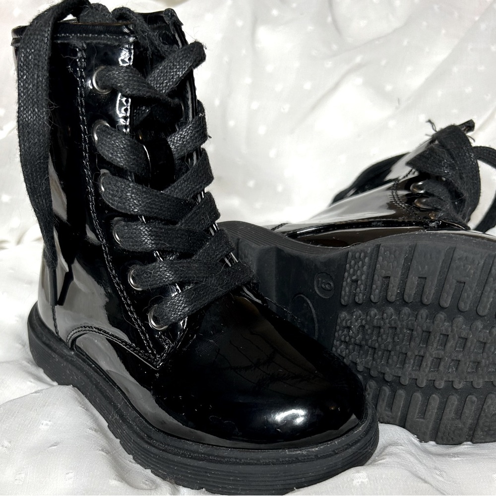 Little Girls Adrienne Vittadini Combat Boots